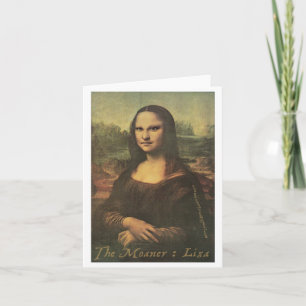 Der Moaner: Lisa - Notecard Karte