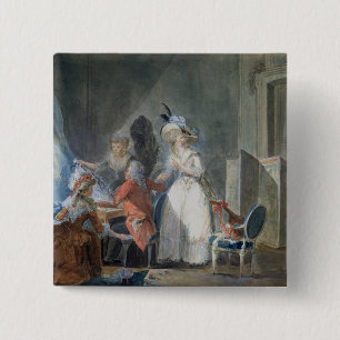 Der Mode-Verkäufer Button