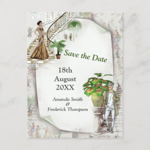 Der Modedesigner Ankündigungspostkarte