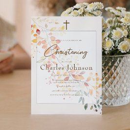 Der moderne Boho Wasserfarbe Herbst hinterlässt Bo Einladung