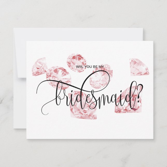 Der moderne Diamant wird meine Einladung sein (Vorderseite)