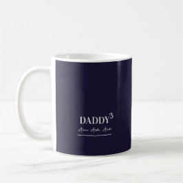 Der moderne einfache Daddy kubierte Typografie-Nam Kaffeetasse