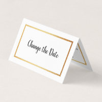 Der moderne Goldfoilkalender ändert das Datum der 