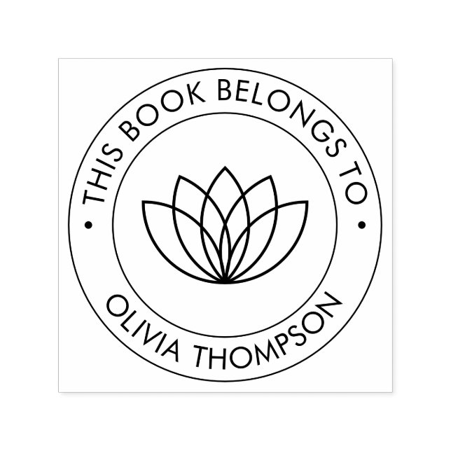 Der moderne Lotus dieses Buches gehört Permastempel (Design)