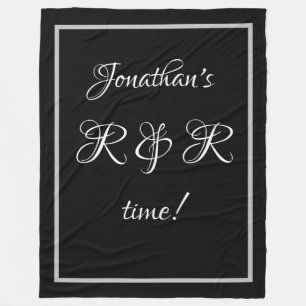 Der moderne Personalisierte Name Jonathan's R&R Ze Fleecedecke