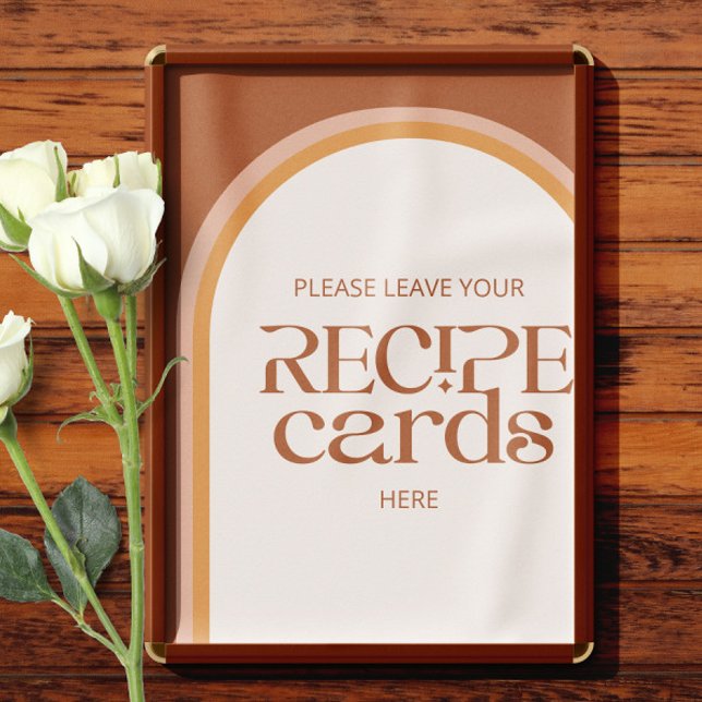 Der moderne Terracotta Arch verlasse hier Ihre Rez Poster (Von Creator hochgeladen)