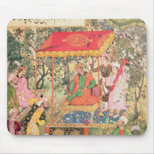 Der Mogul-Kaiser Babur empfängt die Abgesandten Mousepad