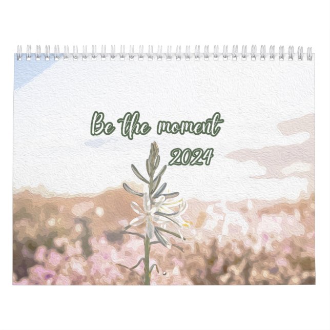 Der Moment des monatlichen Kalenders Kalender (Titelbild)