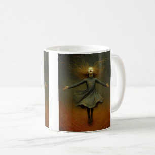 Der Moment, in dem sie sich erhob Kaffeetasse