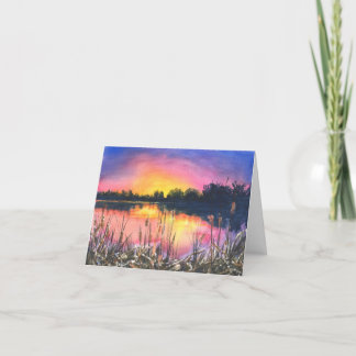 Der Moment, in dem wir uns teilen, wird nie dupliz Dankeskarte