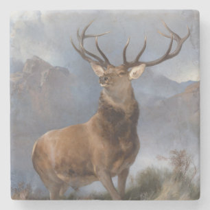 Der Monarch des Glen (Wilder Hirsch) (von Landseer Steinuntersetzer