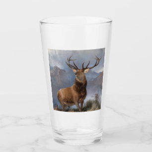 Der Monarch des Glen (Wilder Stag) (von Landseer) Glas