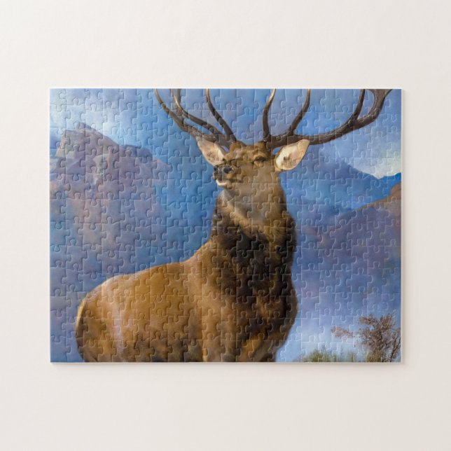 Der Monarch des Glens von Edwin Landseer Puzzle (Horizontal)