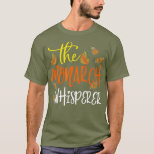 Der Monarch flüstert Niedliche Entomologie-Schmett T-Shirt
