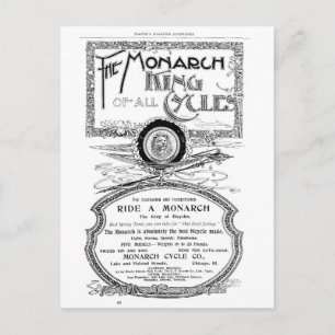 Der Monarch König aller Zyklen Postkarte