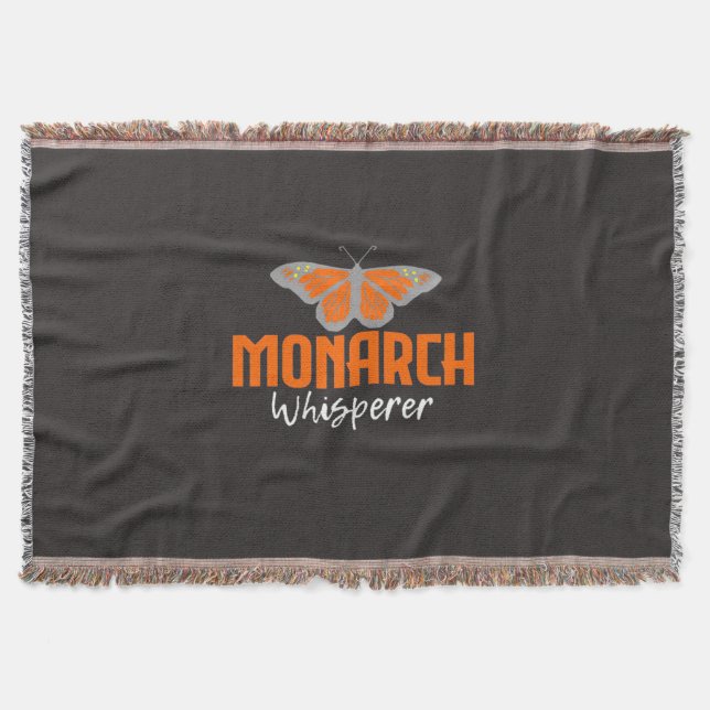 Der Monarchschmetterling flüstert Decke (Vorderseite)