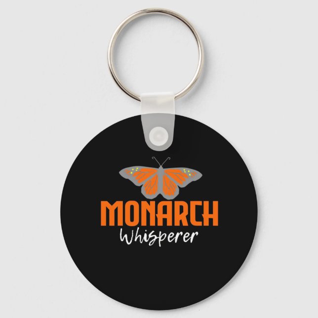 Der Monarchschmetterling flüstert Schlüsselanhänger (Vorderseite)
