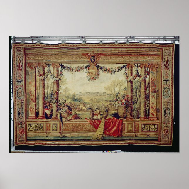 Der Monat April/Schloss von Versailles Poster (Vorne)