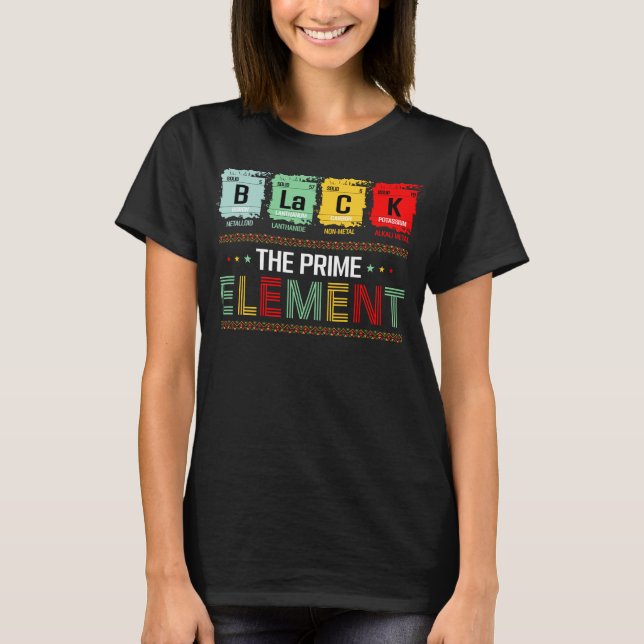 Der Monat der Historie des ersten Elements wird sc T-Shirt (Vorderseite)
