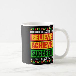 Der Monat der schwarzen Geschichte glaubt, dass Af Kaffeetasse