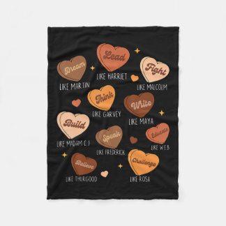 Der Monat der Schwarzen Geschichte träumt wie Mart Fleecedecke