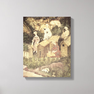 Der Monat Juni Leinwanddruck