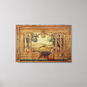 Der Monat Juni/Schloss von Fontainebleau Leinwanddruck