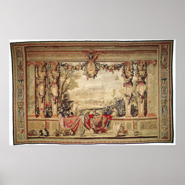 Der Monat November/Schloss von Blois Poster (Vorne)