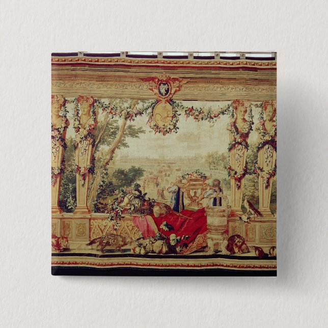 Der Monat von Oktober-Chateau des Tuileries Button (Vorderseite)