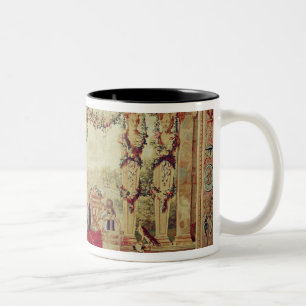 Der Monat von Oktober-Chateau des Tuileries Zweifarbige Tasse