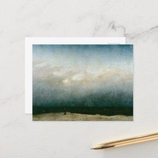 Der Mönch am Meer von Caspar David Friedrich Feiertagspostkarte