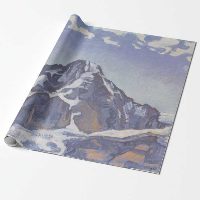 Der Mönchsberg mit Wolken (Ferdinand Hodler) Geschenkpapier (Ungerollt)