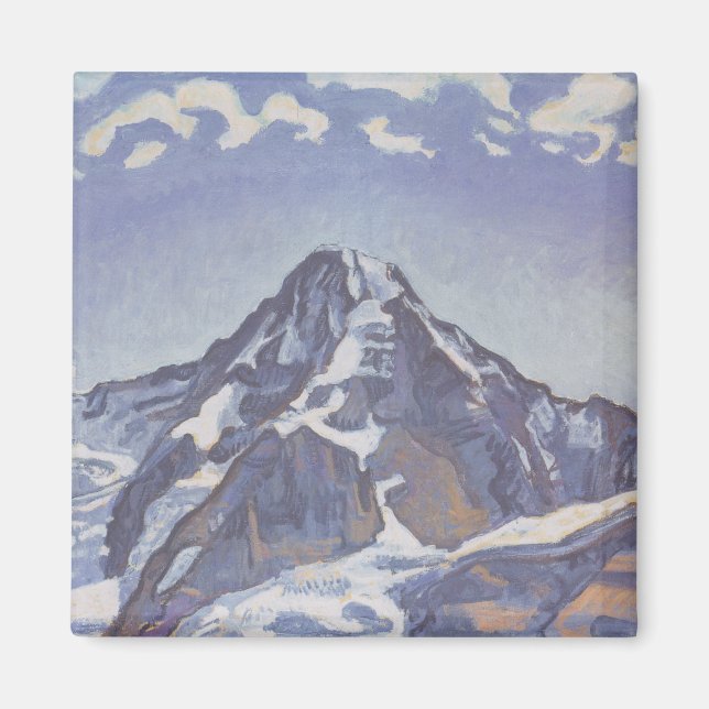 Der Mönchsberg mit Wolken (Ferdinand Hodler) Magnet (Vorne)