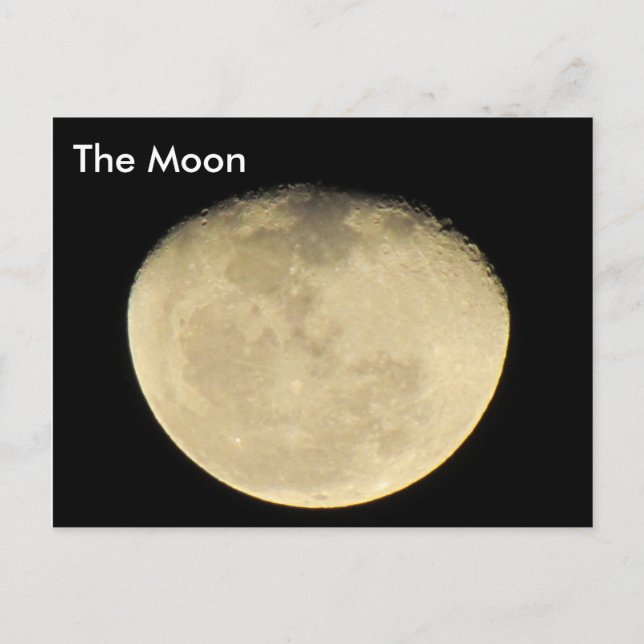 Der Mond # 3 - Postkarte lernen (Vorderseite)