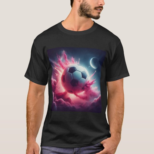 Der Mond am Ball T-Shirt (Vorderseite)
