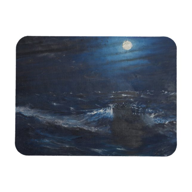Der Mond der Tell-Geschichte Magnet (Horizontal)