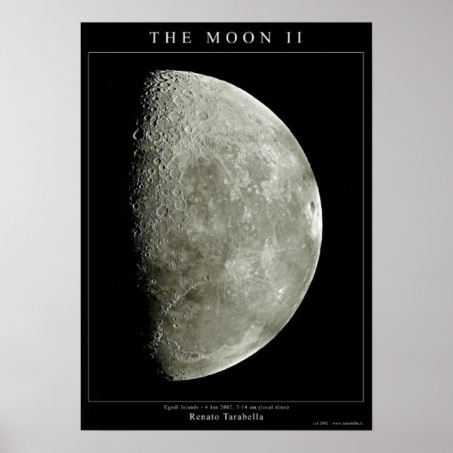 Der Mond II Poster (Vorne)
