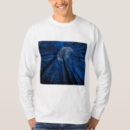 Der Mond in der nächtlichen Himmel T-Shirt