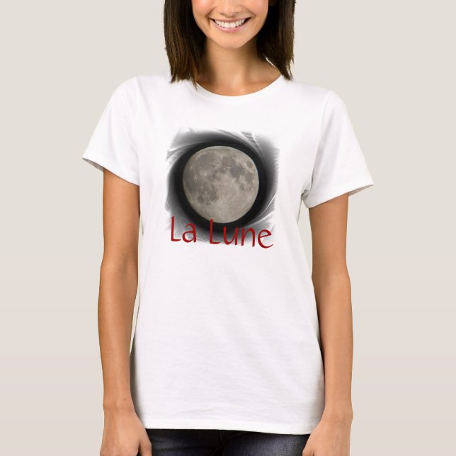 Der Mond,  la luna, la lune, the moon T-Shirt (Vorderseite)