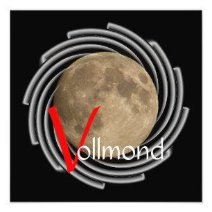 Der Mond, la lune, la luna, the moon Poster