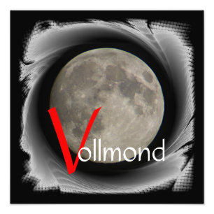Der Mond, la lune, la luna, the moon Poster