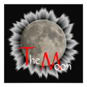Der Mond, la lune, la luna, the moon Poster