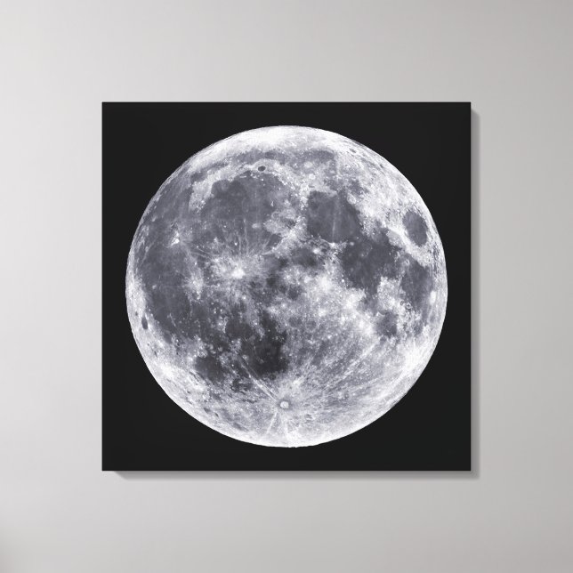 Der Mond Leinwanddruck (Vorderseite)