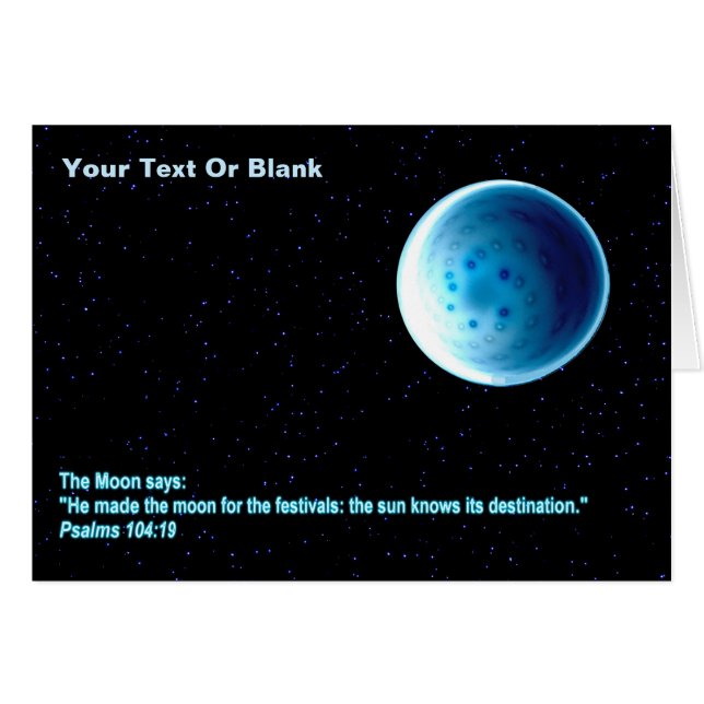 Der Mond - Perek Shirah (Vorderseite (Horizontal))