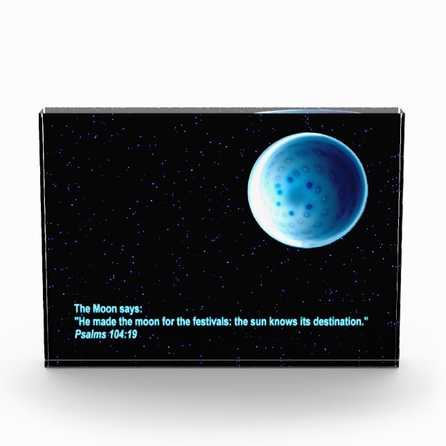 Der Mond - Perek Shirah Fotoblock (Vorderseite)