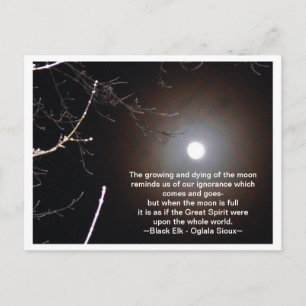 Der Mond Postkarte
