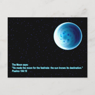 Der Mond Postkarte