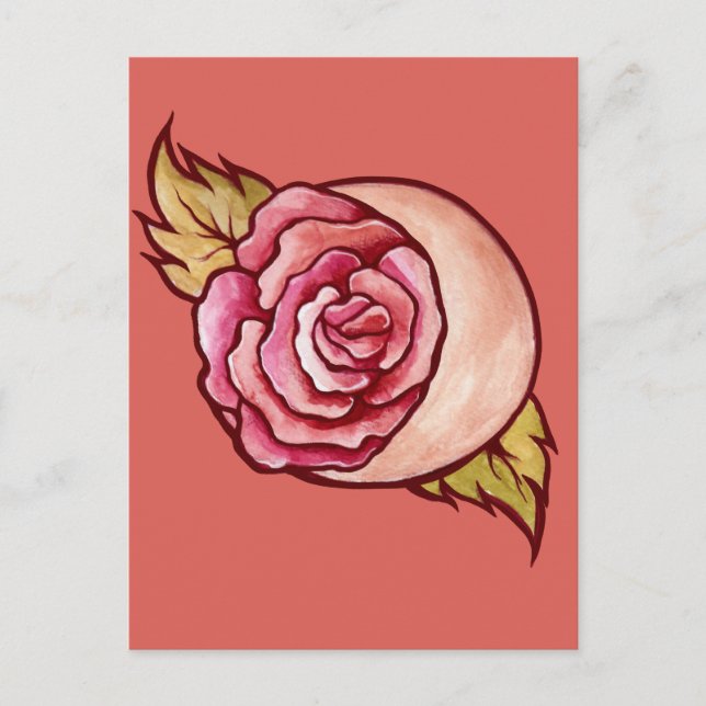 Der Mond Postkarte (Vorderseite)