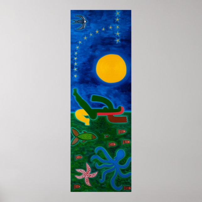 Der Mond reiste 2014 in Scorpio Poster (Vorne)