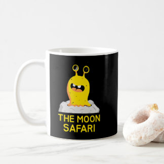 Der Mond Safari Süßer Alien Cartoon Weltraum Kaffeetasse